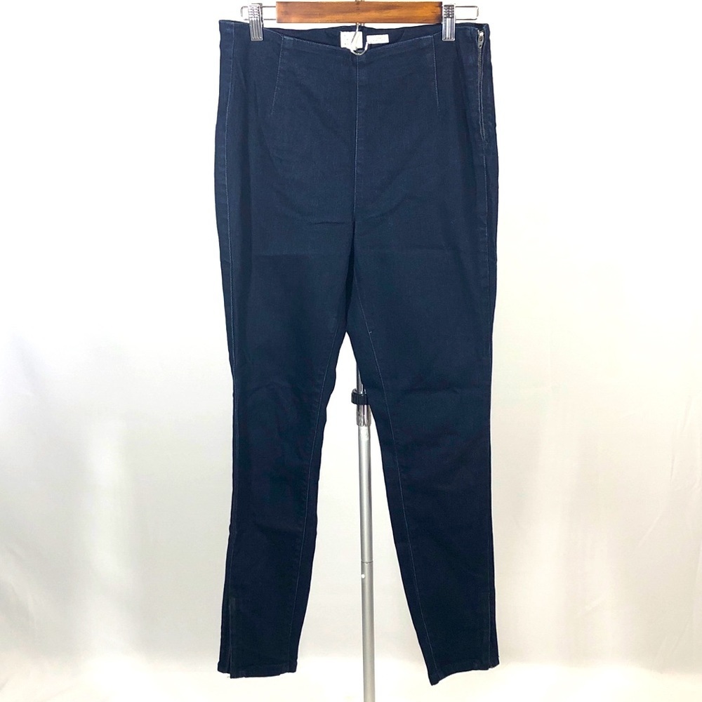 A New Day Stretch Jeans With Zippers Size 8